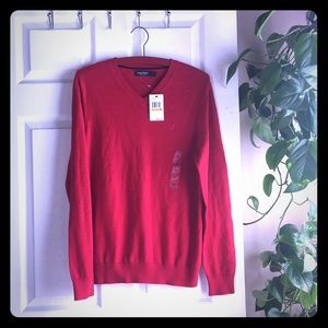 NWT Nautica Red Long Sleeve Sweater Sz.S